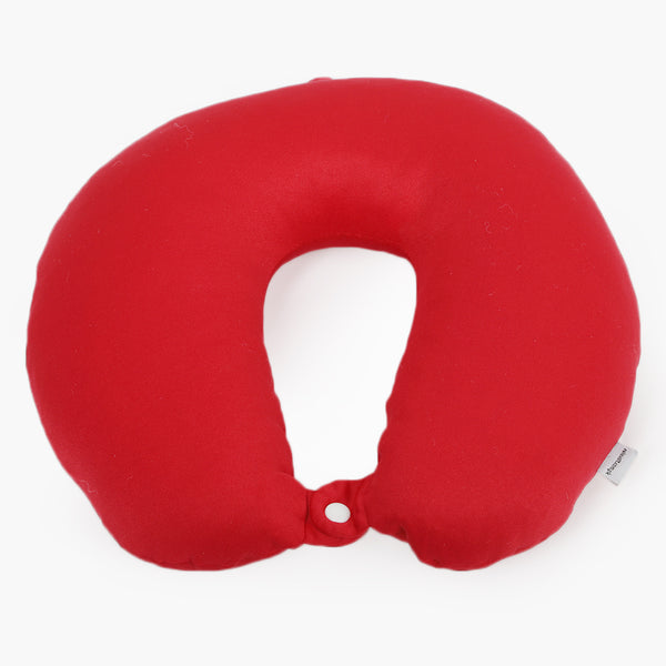 Soft fiber Neck Pillow - Red, Cushions & Pillows, Chase Value, Chase Value