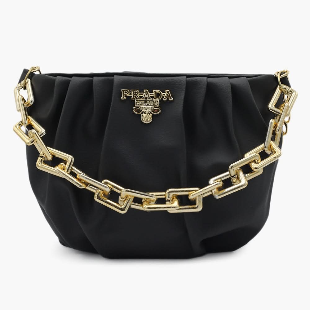 Women's Shoulder Bag - Black, Women Bags, Chase Value, Chase Value