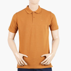 Eminent Men's Polo Half Sleeves T-Shirt - Almond