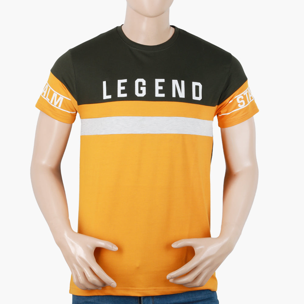 Men's Half Sleeves T-Shirt - Olive Green, Men's T-Shirts & Polos, Chase Value, Chase Value