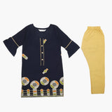 Girls Shalwar Suit - Navy Blue, Girls Shalwar Kameez, Chase Value, Chase Value