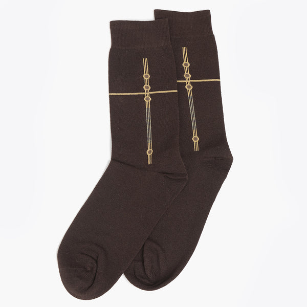 Eminent Men's Lycra Socks - Dark Brown, Men's Socks, Eminent, Chase Value