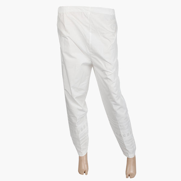 Women's Trouser - White, Women Pants & Tights, Chase Value, Chase Value