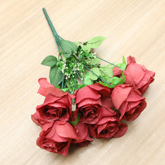 Artificial Flower Stick - Maroon