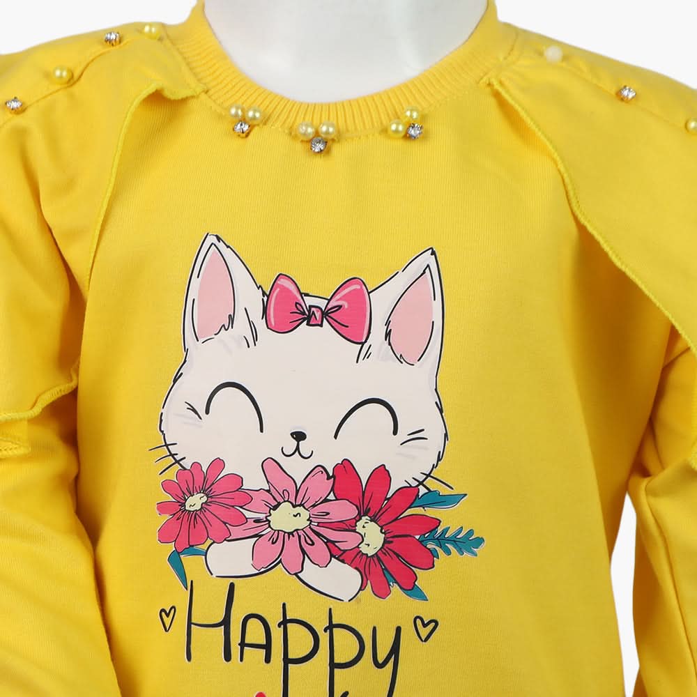 Girls T-Shirt  - Yellow, Girls T-Shirts, Chase Value, Chase Value