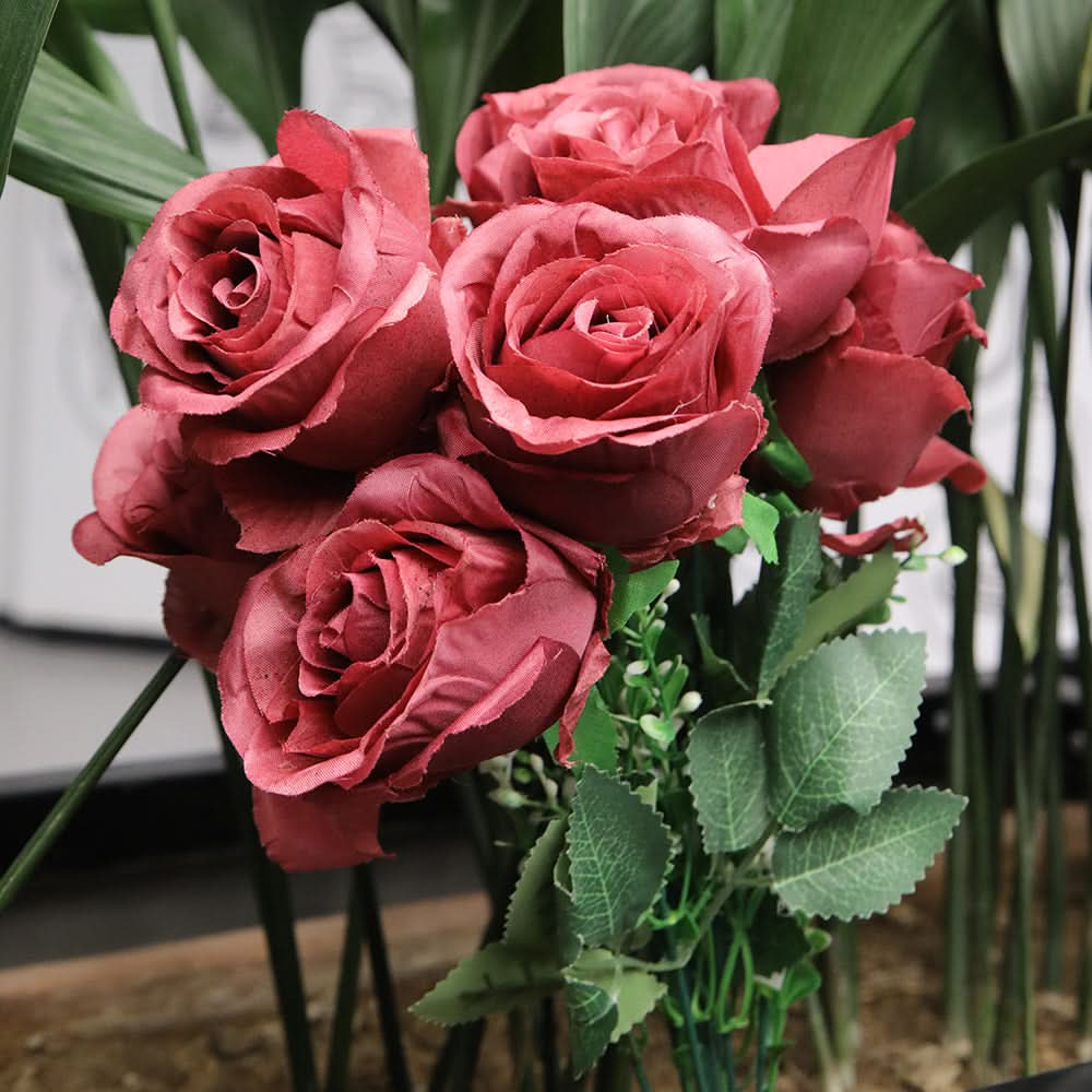 Artificial Flower Stick - Maroon, Decoration, Chase Value, Chase Value