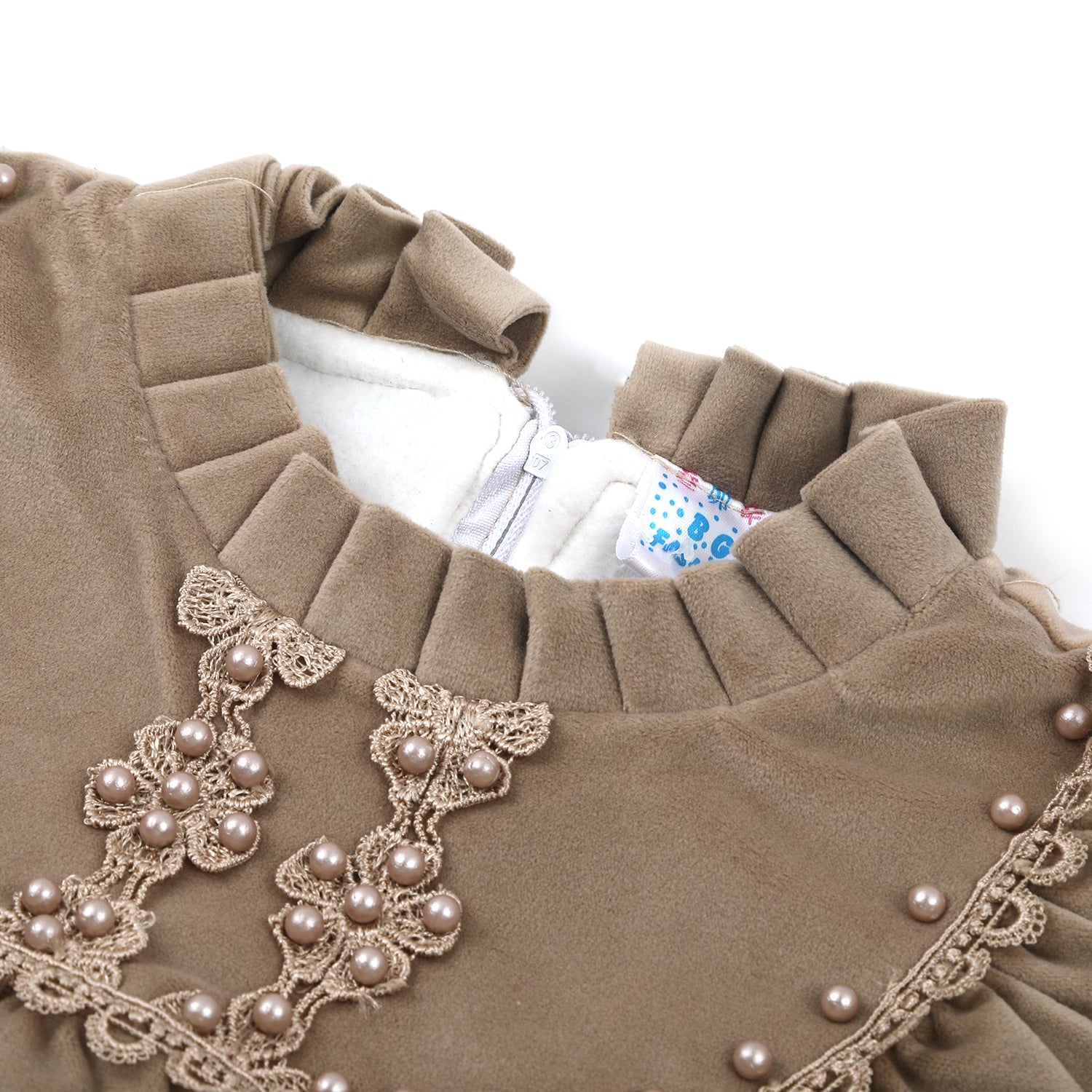 Girls Tight Suit - Light Brown, Girls Shalwar Kameez, Chase Value, Chase Value