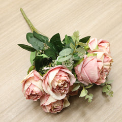 Artificial Flower Bunch - Pink