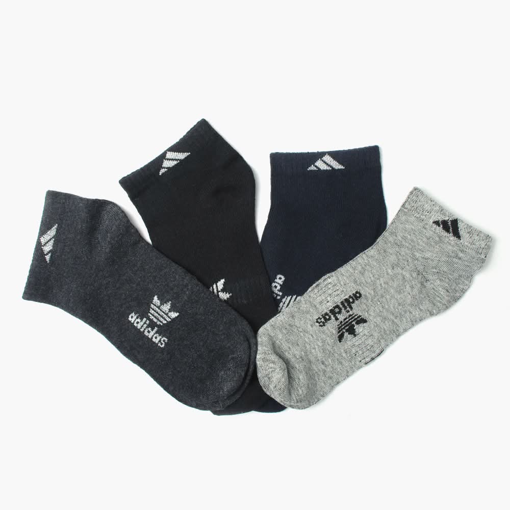 Men's 4Pcs Ankle Socks - Multi Color, Men's Socks, Chase Value, Chase Value