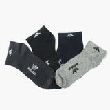 Men's 4Pcs Ankle Socks - Multi Color, Men's Socks, Chase Value, Chase Value