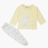 Newborn Girls Full Sleeves Suit - Lemon, Newborn Girls Winterwear, Chase Value, Chase Value