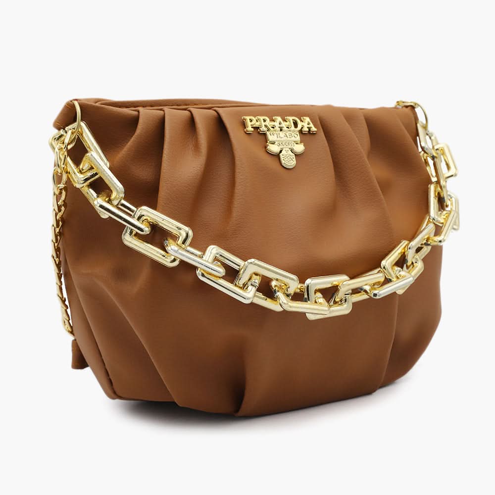 Women's Shoulder Bag - Brown, Women Bags, Chase Value, Chase Value