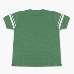 Boys Half Sleeves T-Shirt - Green, Boys T-Shirts, Chase Value, Chase Value