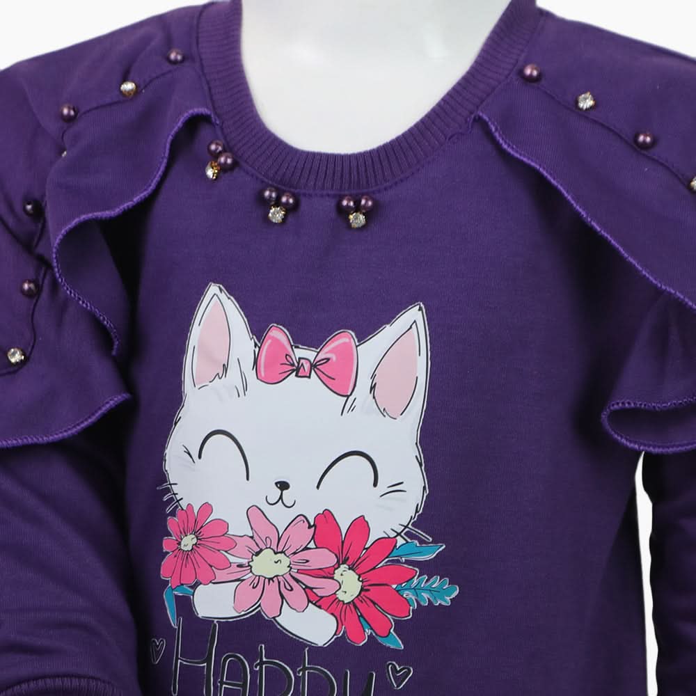 Girls T-Shirt  - Purple, Girls T-Shirts, Chase Value, Chase Value
