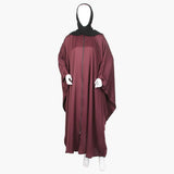 Women's Butterfly Abaya - Maroon, Women Abayas, Chase Value, Chase Value