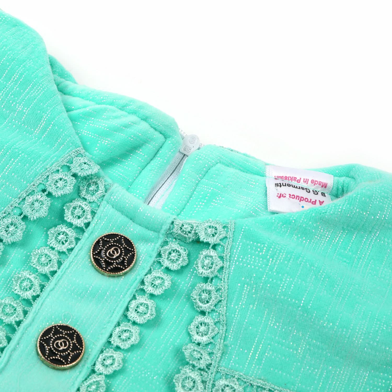 Girls Pant Suit - Sea Green, Girls Shalwar Kameez, Chase Value, Chase Value
