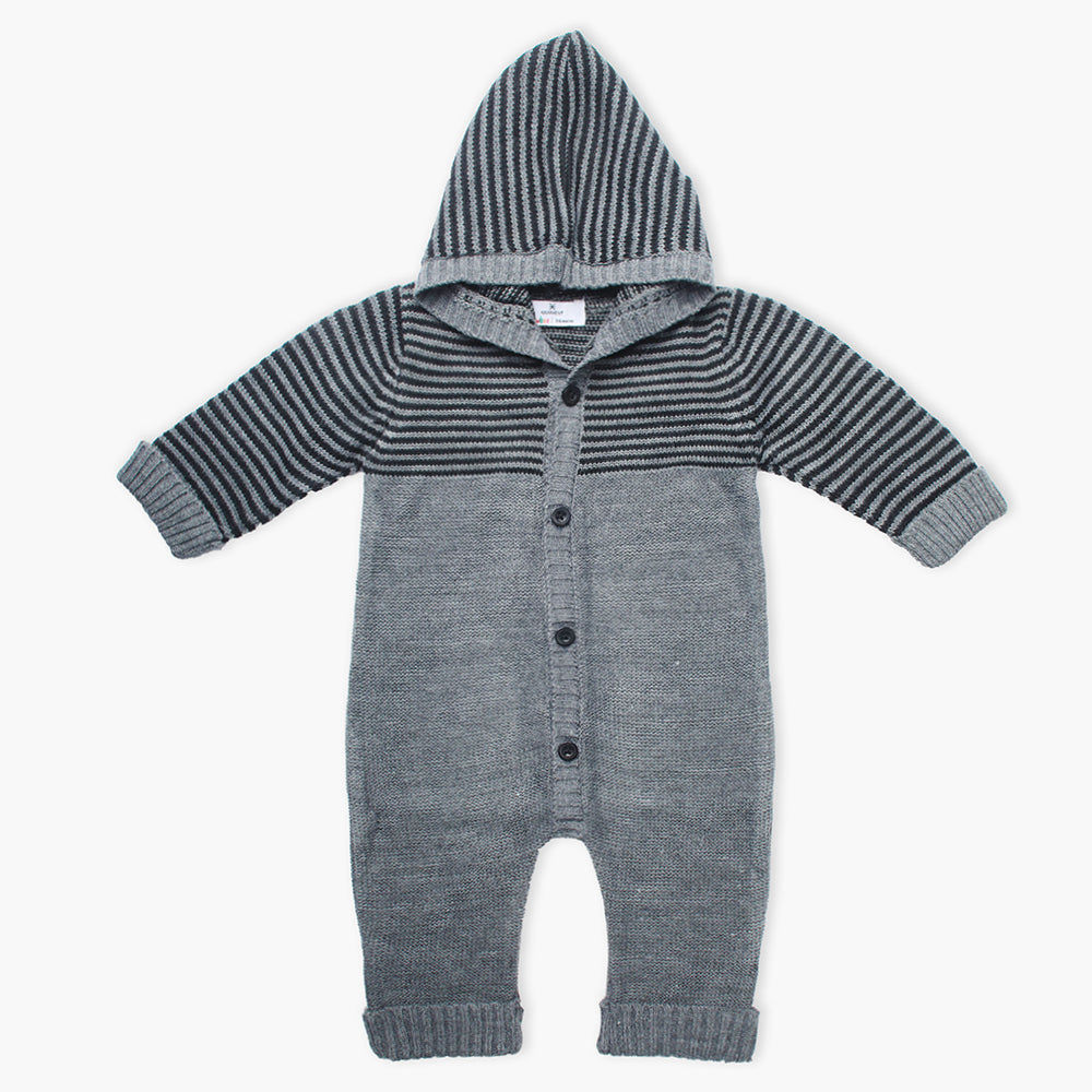 Newborn Boys Romper - Charcoal, Newborn Boys Rompers, Chase Value, Chase Value