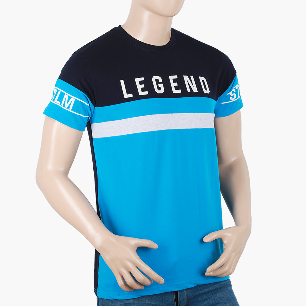 Men's Half Sleeves T-Shirt - Navy Blue, Men's T-Shirts & Polos, Chase Value, Chase Value