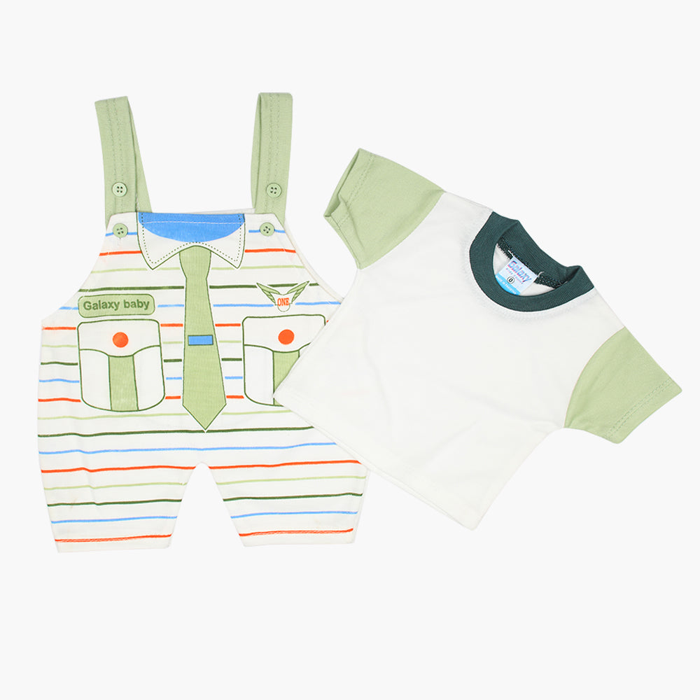 Newborn Boys Romper - Light Green, Newborn Boys Rompers, Chase Value, Chase Value