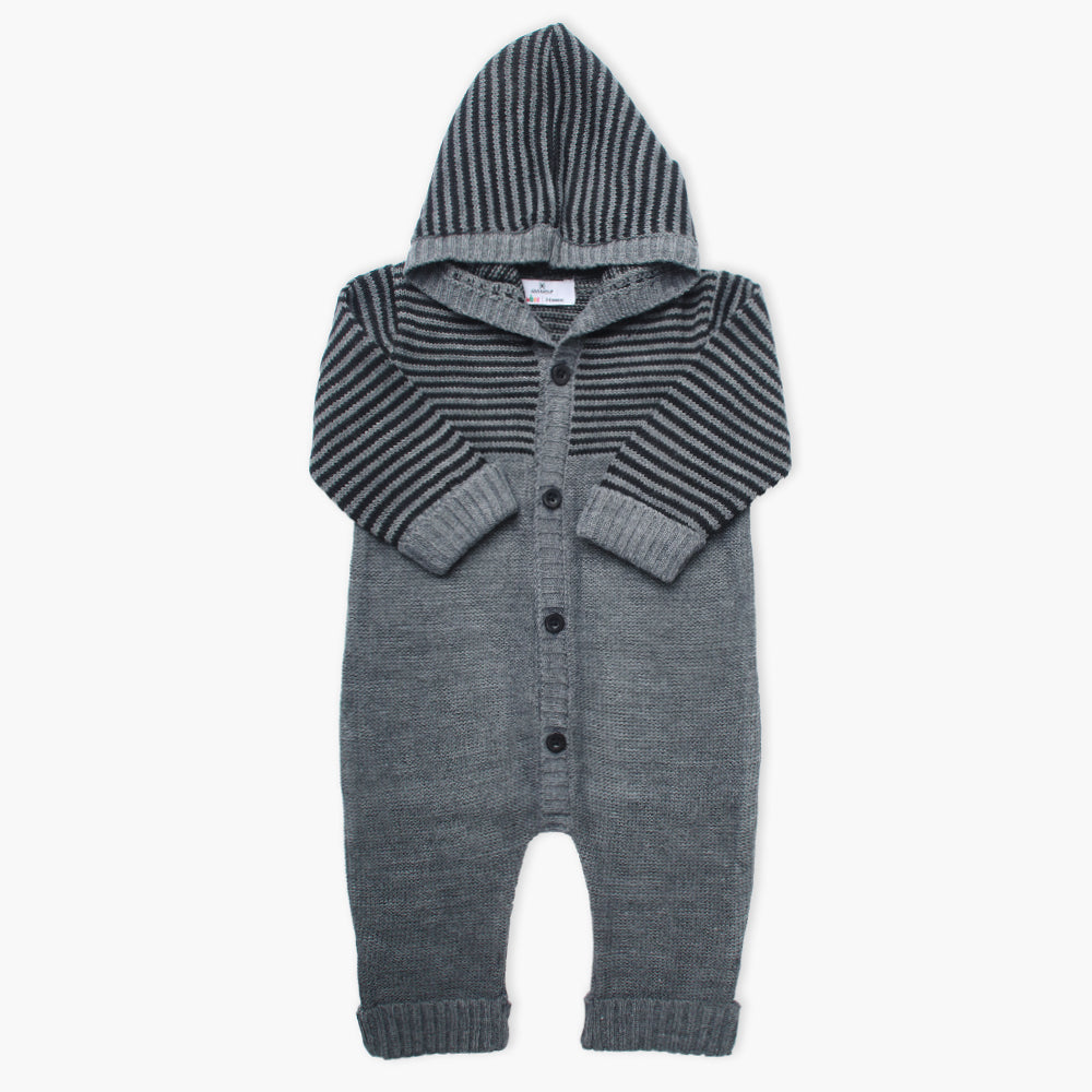 Newborn Boys Romper - Charcoal, Newborn Boys Rompers, Chase Value, Chase Value