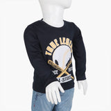 Boys Full Sleeves T-Shirt - Navy Blue, Boys T-Shirts, Chase Value, Chase Value