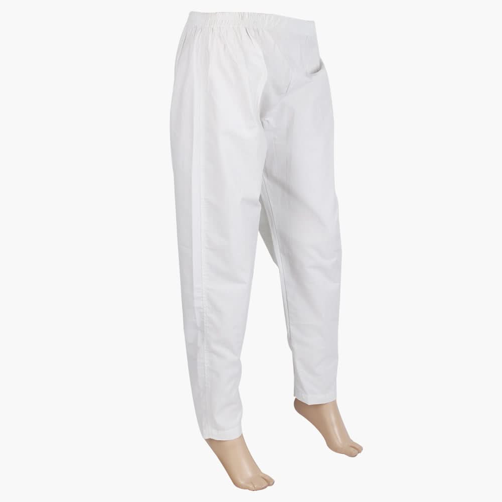 Women's Basic Trouser - White, Women Pants & Tights, Chase Value, Chase Value