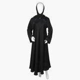 Women's Long Bottom Abaya - Black, Women Abayas, Chase Value, Chase Value