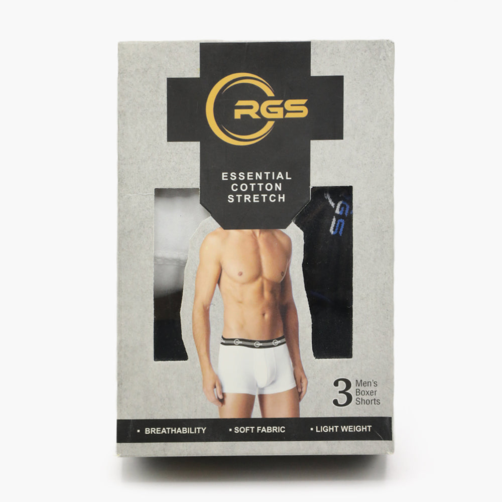Men's 3 Pack Set Boxer RGS - Multi, Men's Underwear, RGS, Chase Value