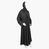 Women's Long Bottom Abaya - Black, Women Abayas, Chase Value, Chase Value