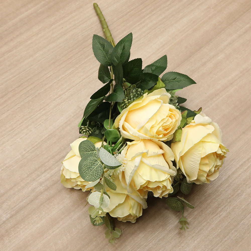 Artificial Flower Bunch - Cream, Decoration, Chase Value, Chase Value