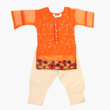 Girls Shalwar Suit - Orange, Girls Shalwar Kameez, Chase Value, Chase Value