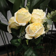 Artificial Flower Bunch - Cream