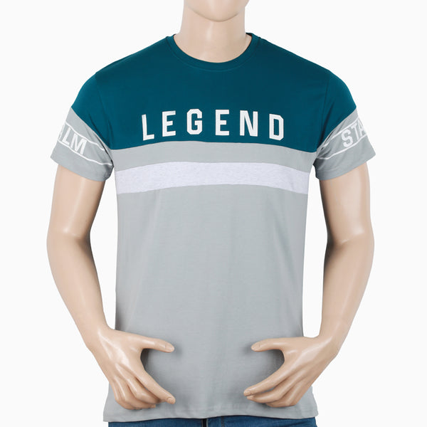 Men's Half Sleeves T-Shirt - Sea Green, Men's T-Shirts & Polos, Chase Value, Chase Value