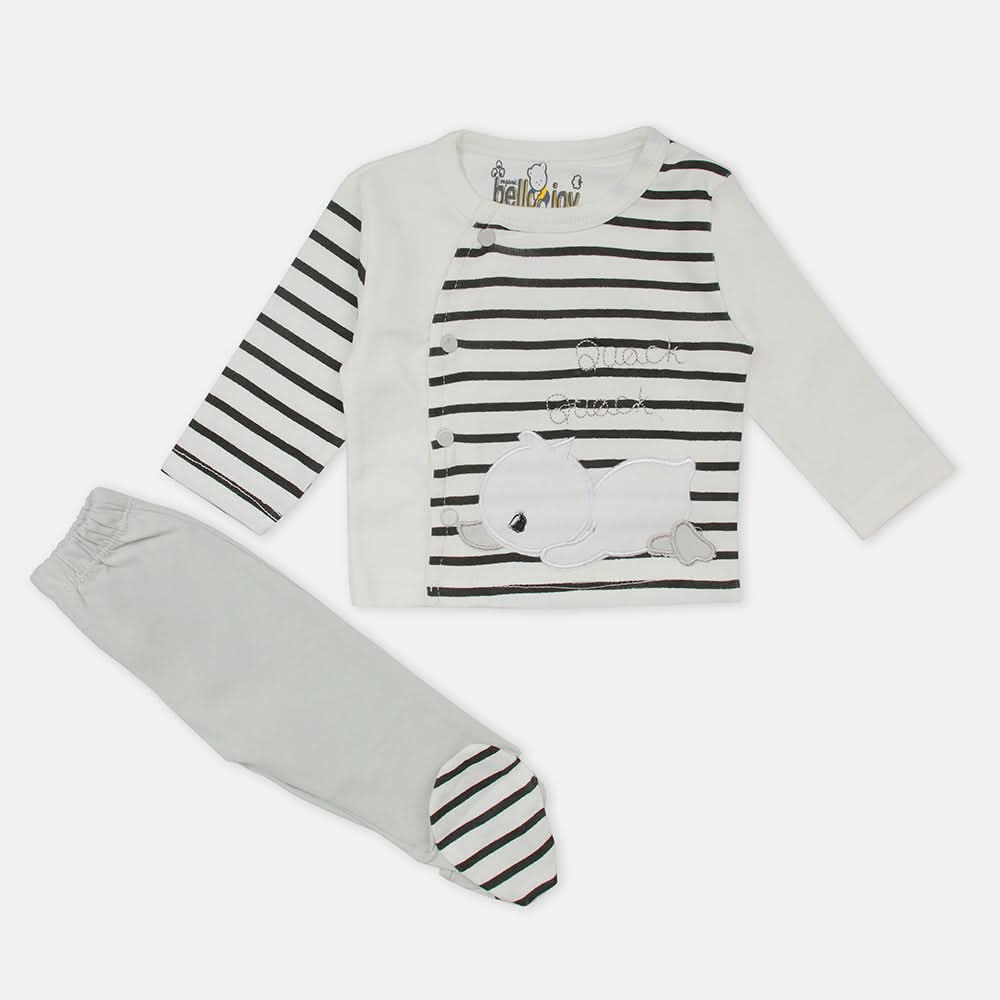 Newborn Boys Suit - White, Newborn Boys Sets & Suits, Chase Value, Chase Value