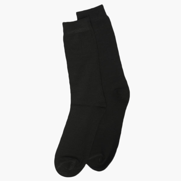Boys Uniform Cotton Sock - Black