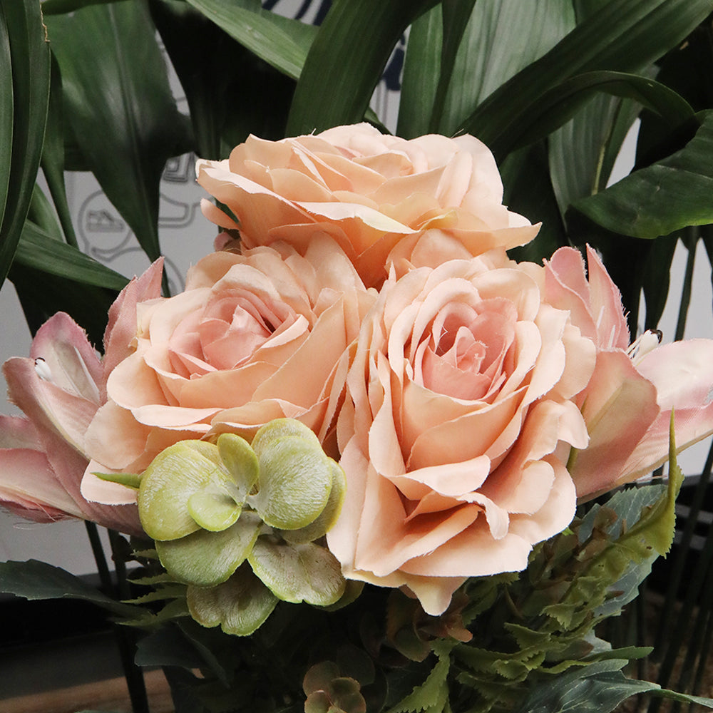 Artificial Flower Bunch - Peach, Decoration, Chase Value, Chase Value