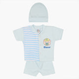 Newborn Boys Half Sleeves Suit - Blue, Newborn Boys Sets & Suits, Chase Value, Chase Value