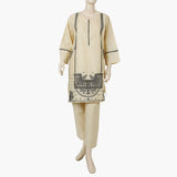 Women's Embroidered 2Pcs Suit - Skin, Women Shalwar Suits, Chase Value, Chase Value