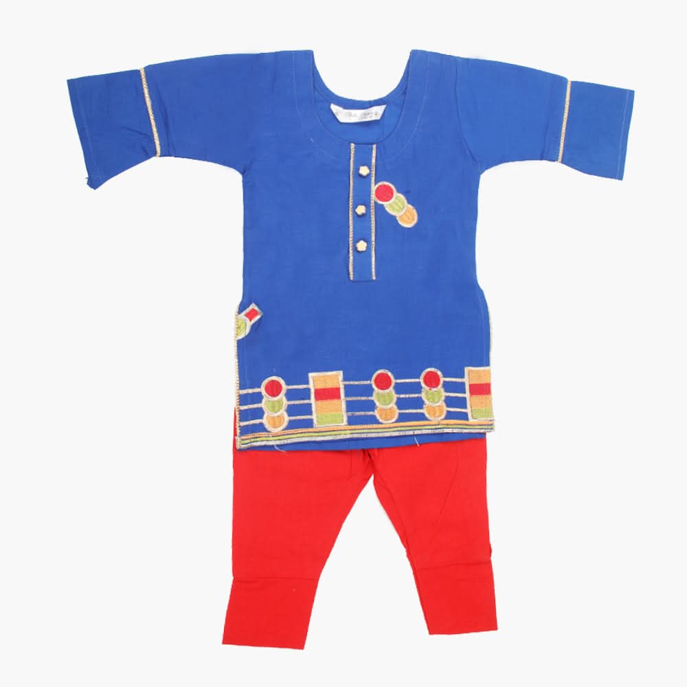 Girls Shalwar Suit - Blue, Girls Shalwar Kameez, Chase Value, Chase Value