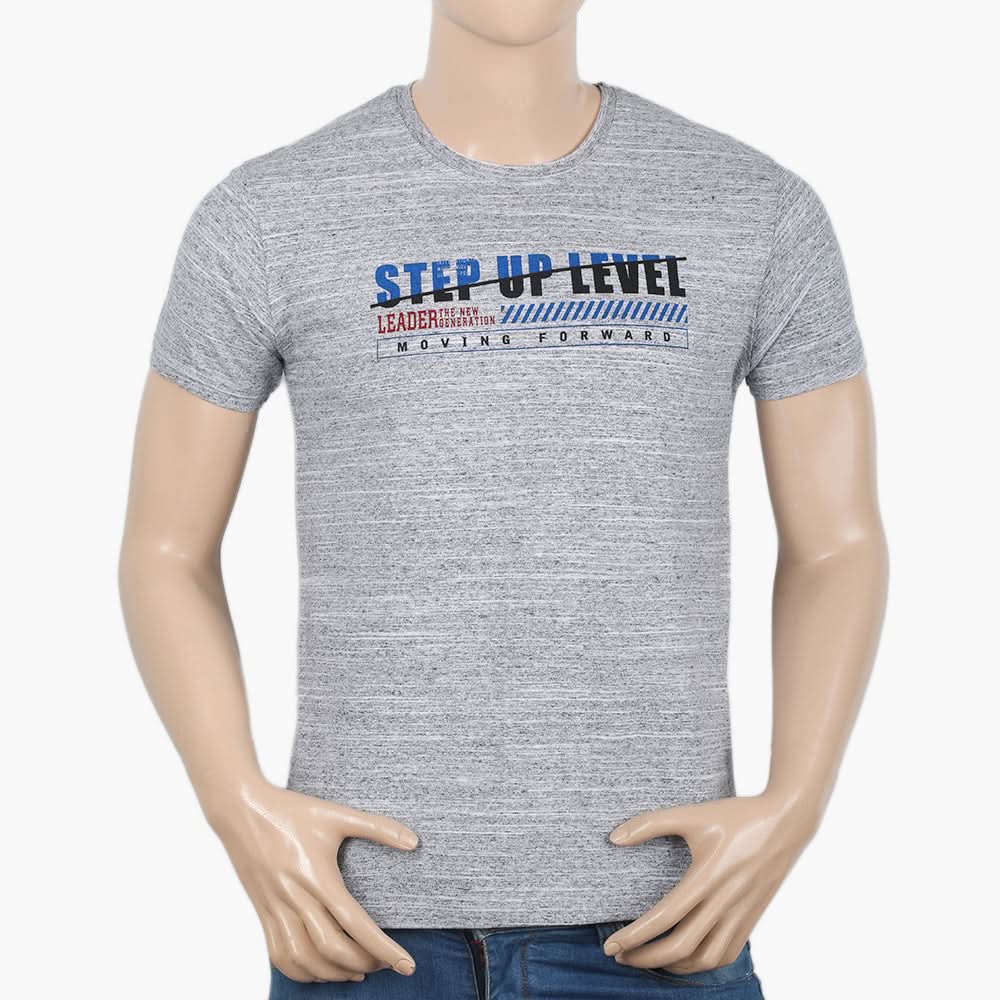 Men's Half Sleeves T-Shirt - Grey, Men's T-Shirts & Polos, Chase Value, Chase Value