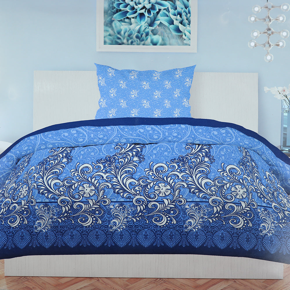 Single Bed Sheet Percale Finish - D3, Single Size Bed Sheet, Chase Value, Chase Value