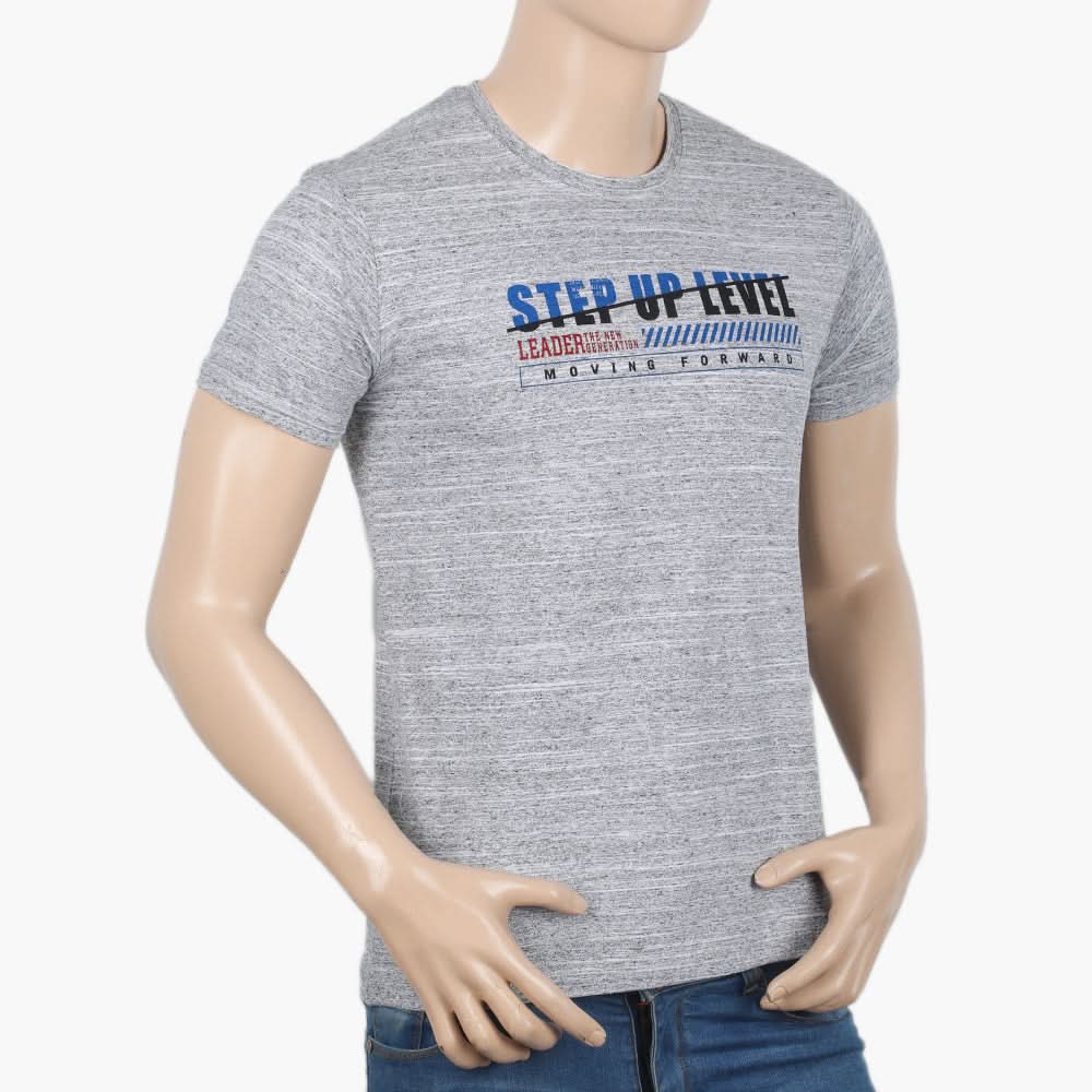 Men's Half Sleeves T-Shirt - Grey, Men's T-Shirts & Polos, Chase Value, Chase Value
