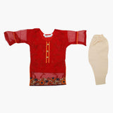 Girls Shalwar Suit - Red, Girls Shalwar Kameez, Chase Value, Chase Value