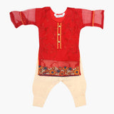 Girls Shalwar Suit - Red, Girls Shalwar Kameez, Chase Value, Chase Value