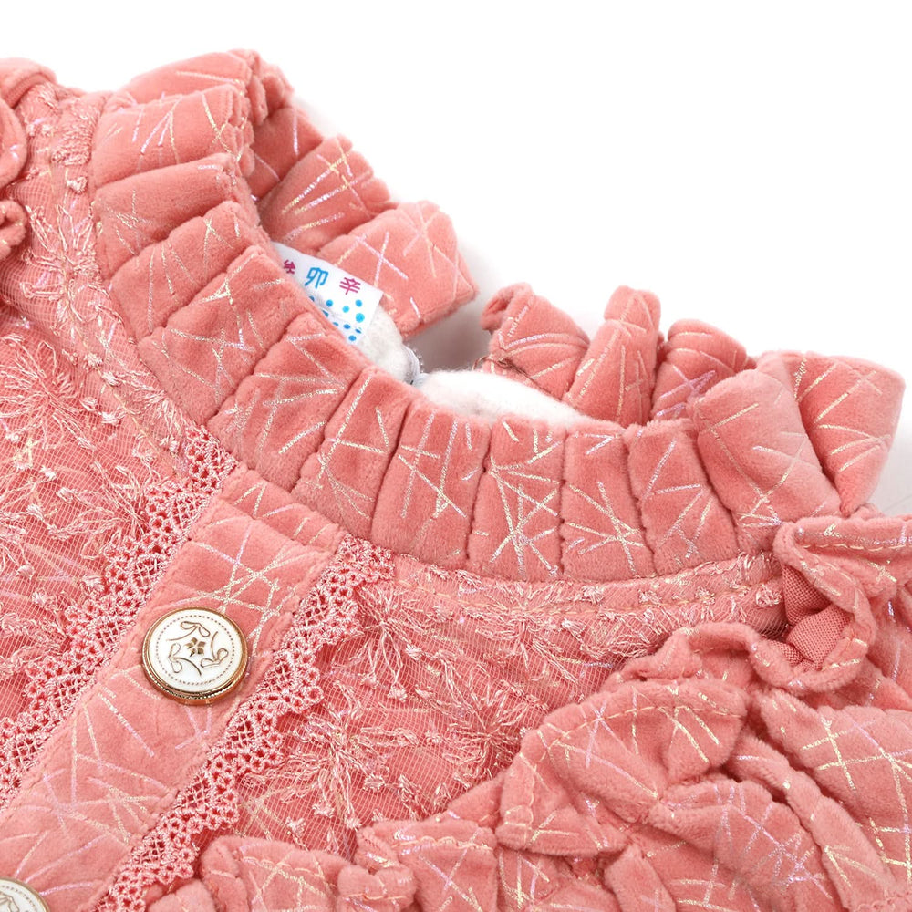 Girls Pant Suit - Peach, Girls Shalwar Kameez, Chase Value, Chase Value