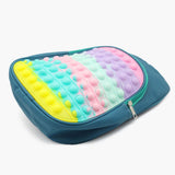 Girls Back Pack - Steel Green, Kids Bags, Chase Value, Chase Value