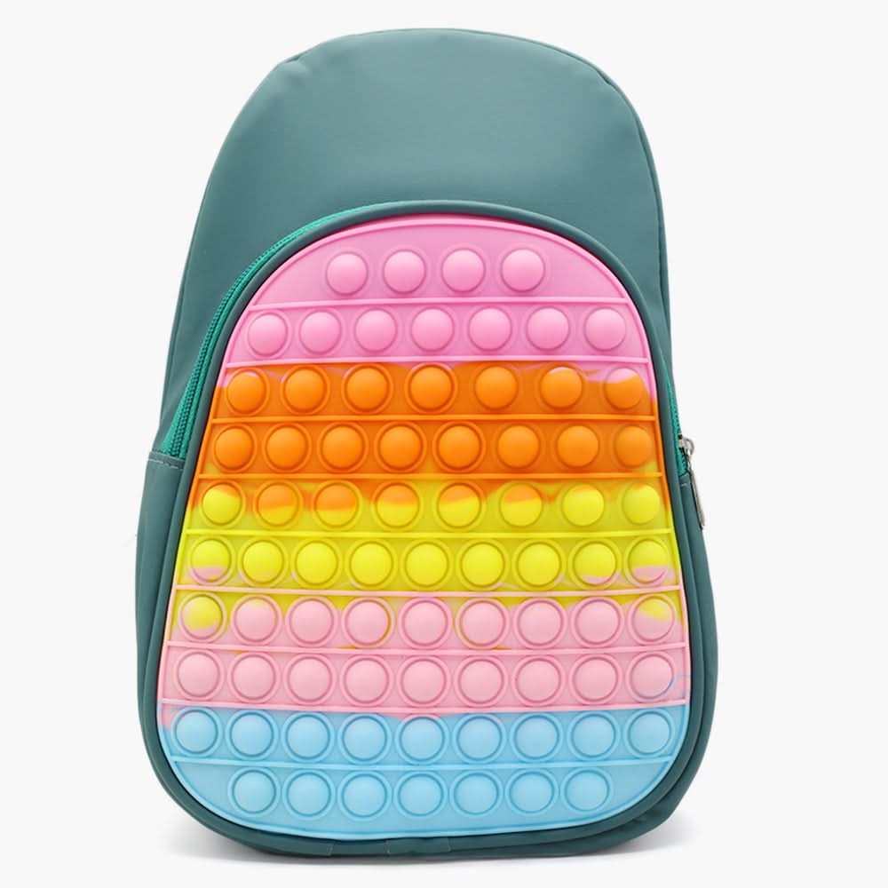 Girls Back Pack - Steel Blue, Kids Bags, Chase Value, Chase Value