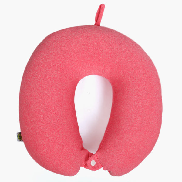 Soft Fiber Travel Neck Pillow - Light Pink, Cusion & Pillow, Relaxsit, Chase Value