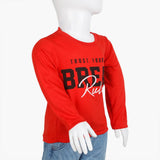 Boys Full Sleeves T-Shirt - Red, Boys T-Shirts, Chase Value, Chase Value