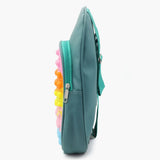 Girls Back Pack - Steel Blue, Kids Bags, Chase Value, Chase Value